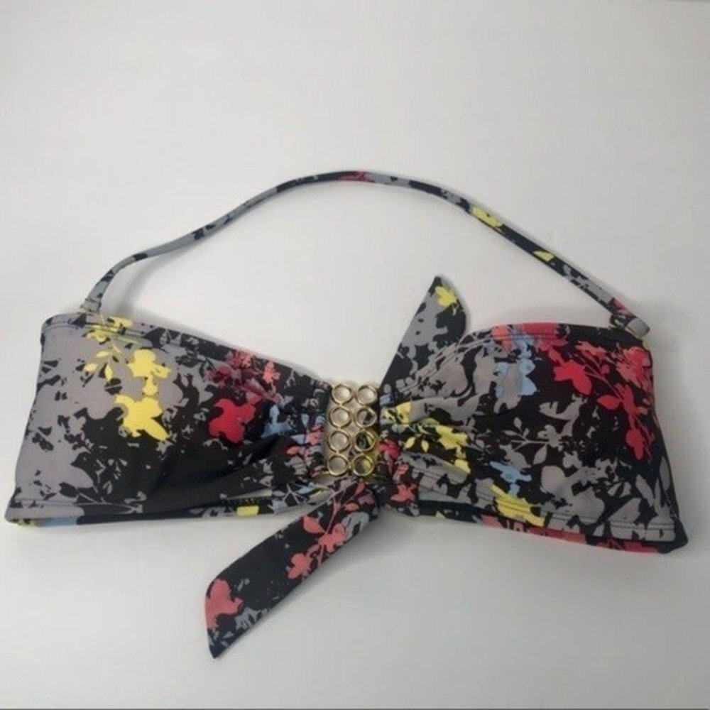 Mudd Bikini Top Gold Details L